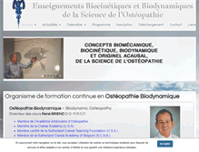 Tablet Screenshot of osteopathie-biodynamique-tero.com